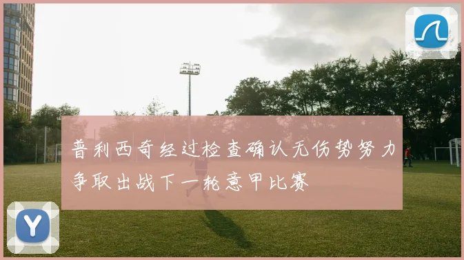 普利西奇经过检查确认无伤势努力争取出战下一轮意甲比赛